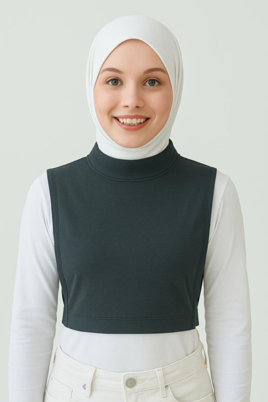 Balıkçı Kolsuz Boyunluk - Antrasit