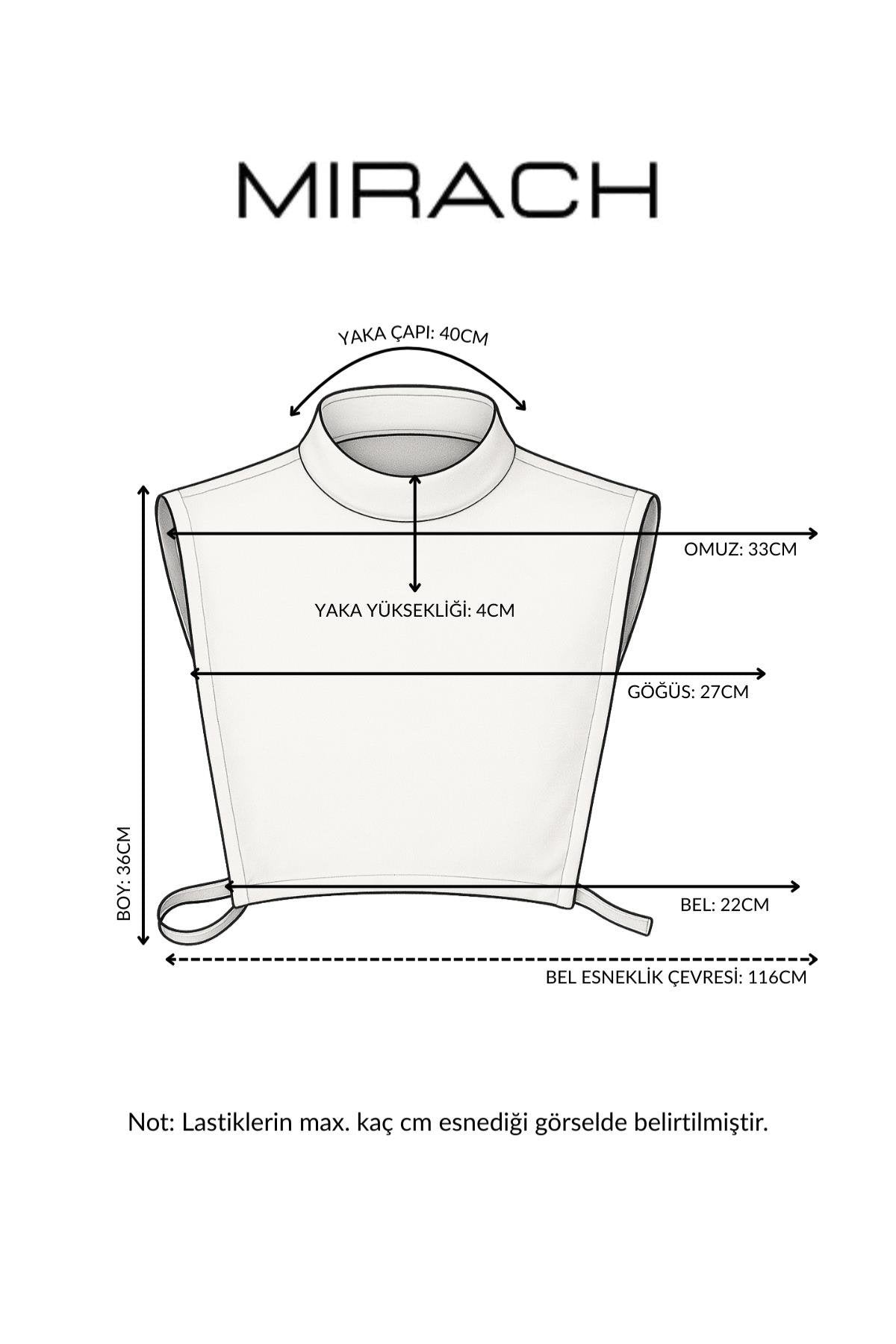 Turtleneck Sleeveless Neck Collar - Gray