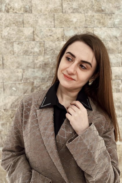 Çift Sıra Taşlı Gömlek Yaka - Siyah