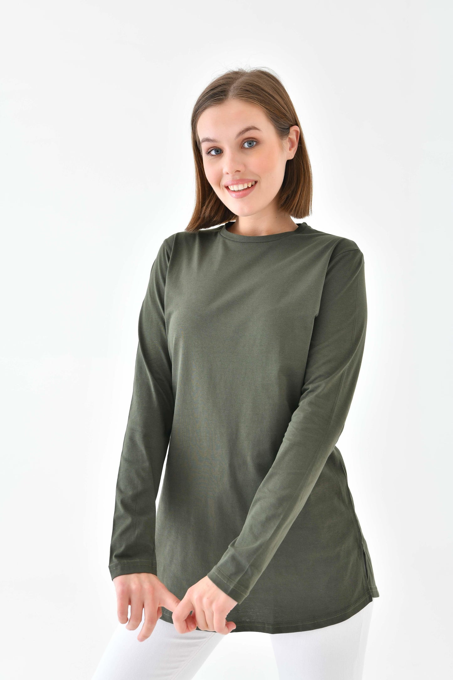 Klas Basic Tunik - Koyu Yeşil