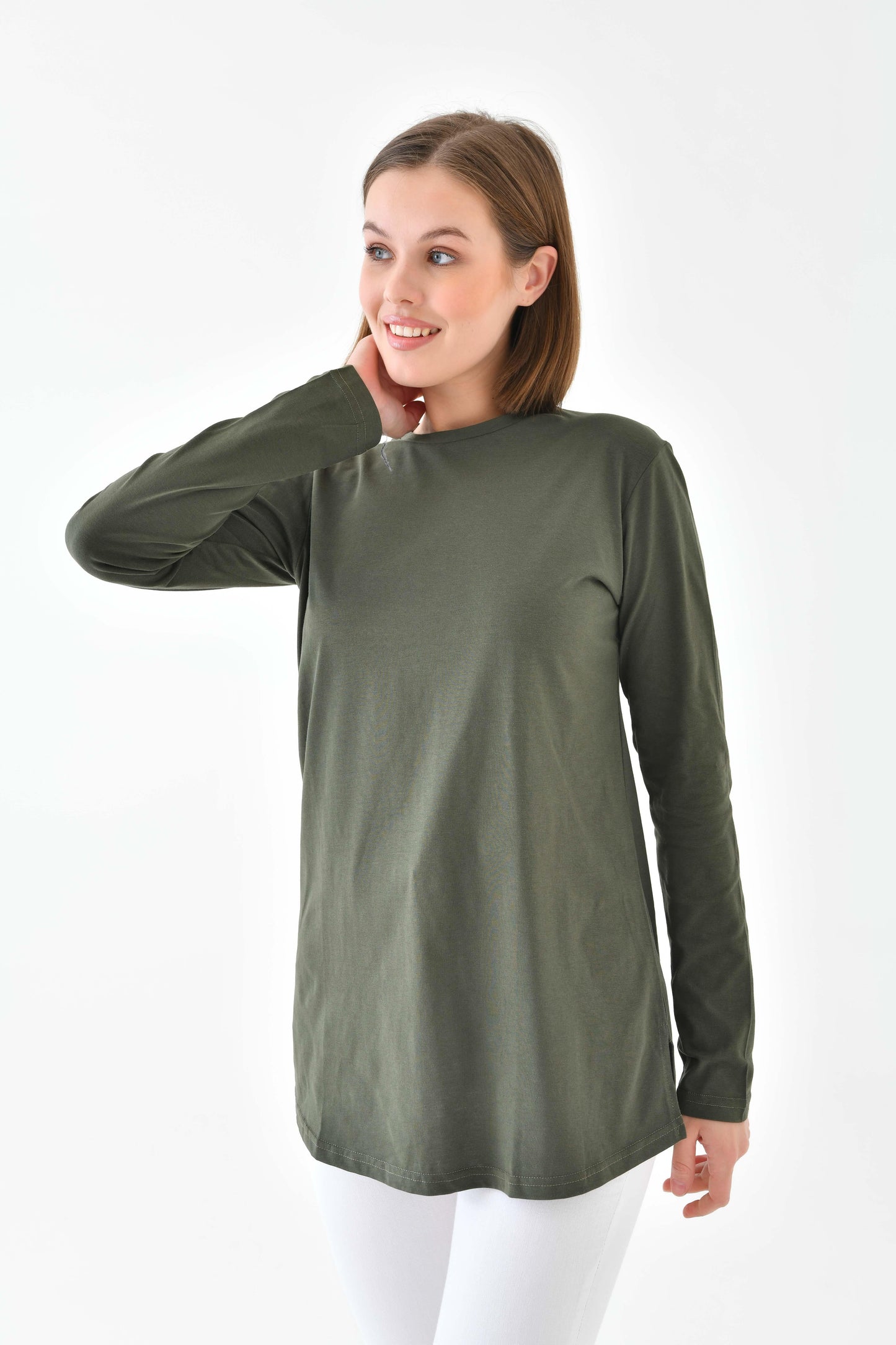 Klas Basic Tunik - Koyu Yeşil