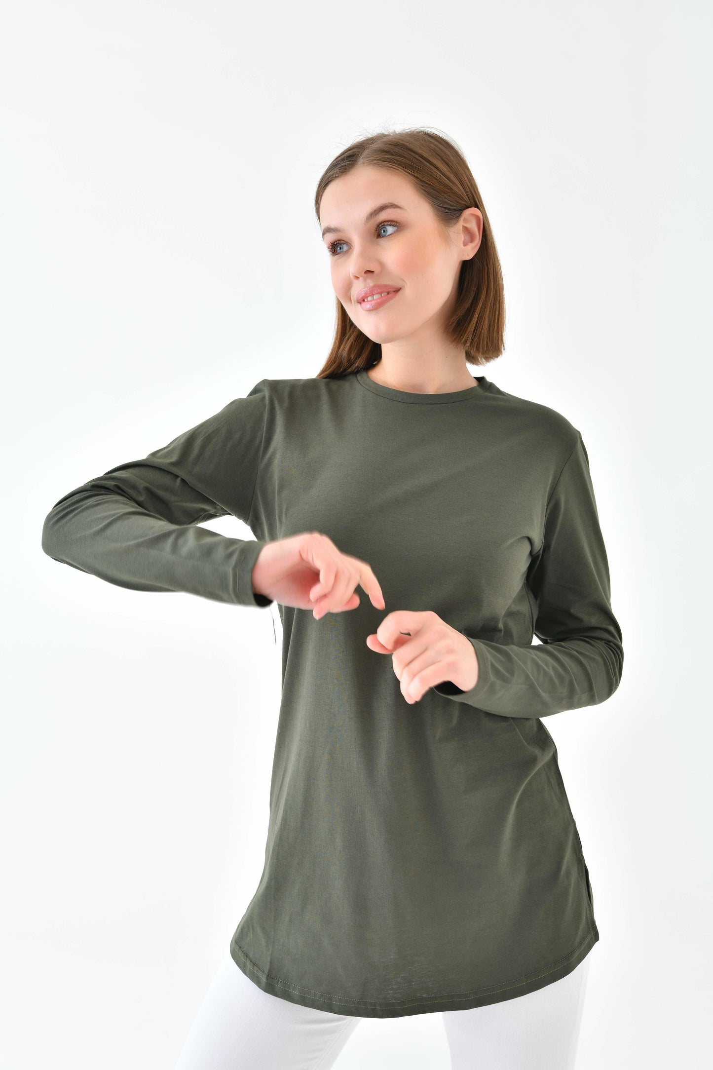 Klas Basic Tunik - Koyu Yeşil