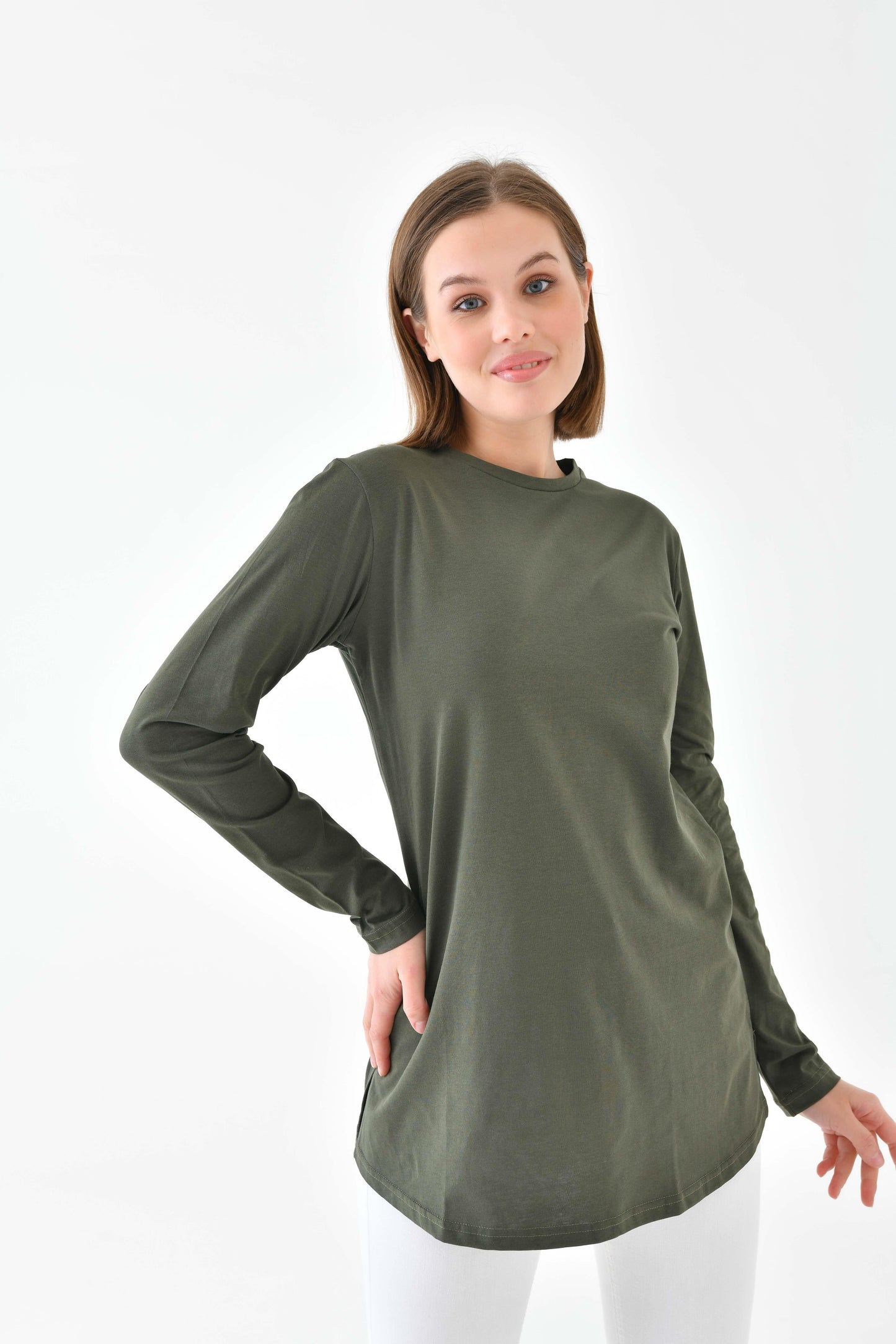 Klas Basic Tunik - Koyu Yeşil