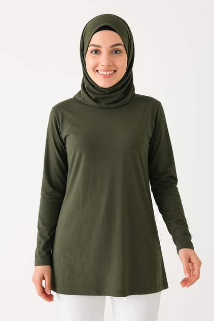 Klas Basic Tunik - Koyu Yeşil