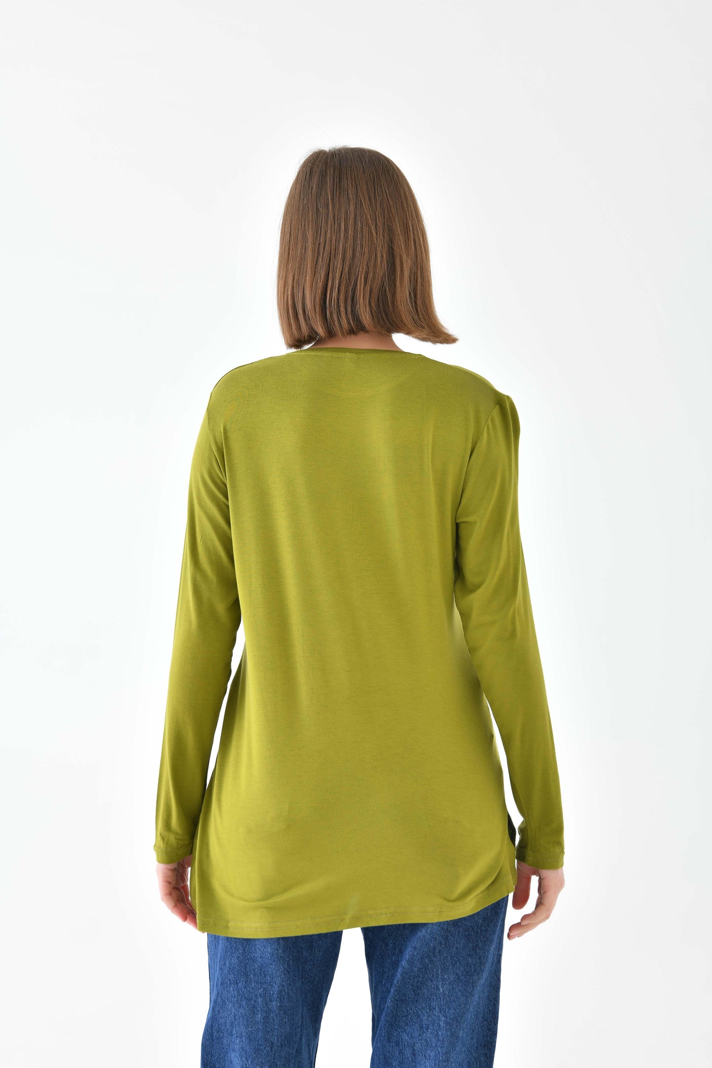 Klas Basic Tunik - Yağ Yeşili