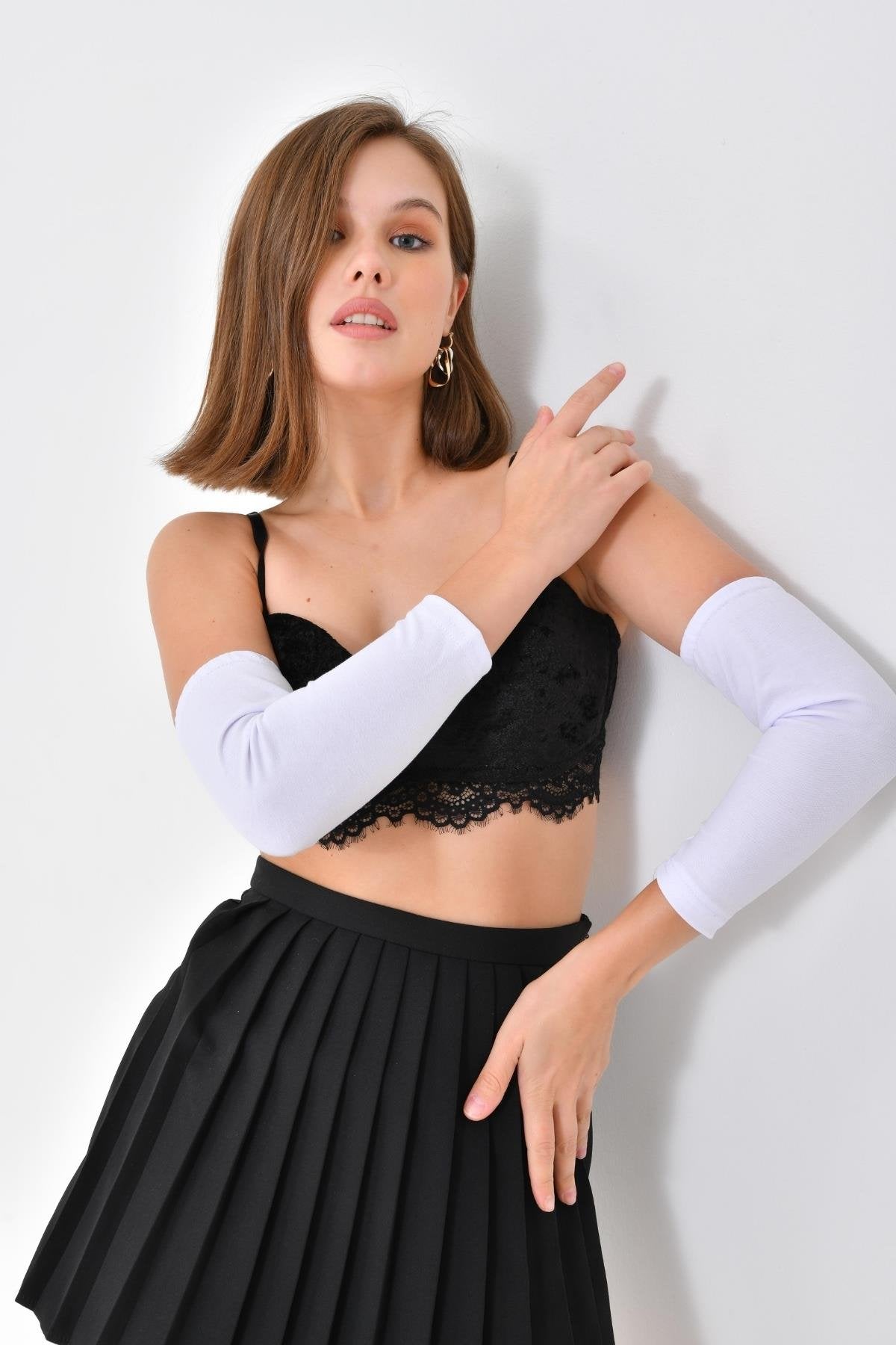 Lastikli Kolluk - Beyaz