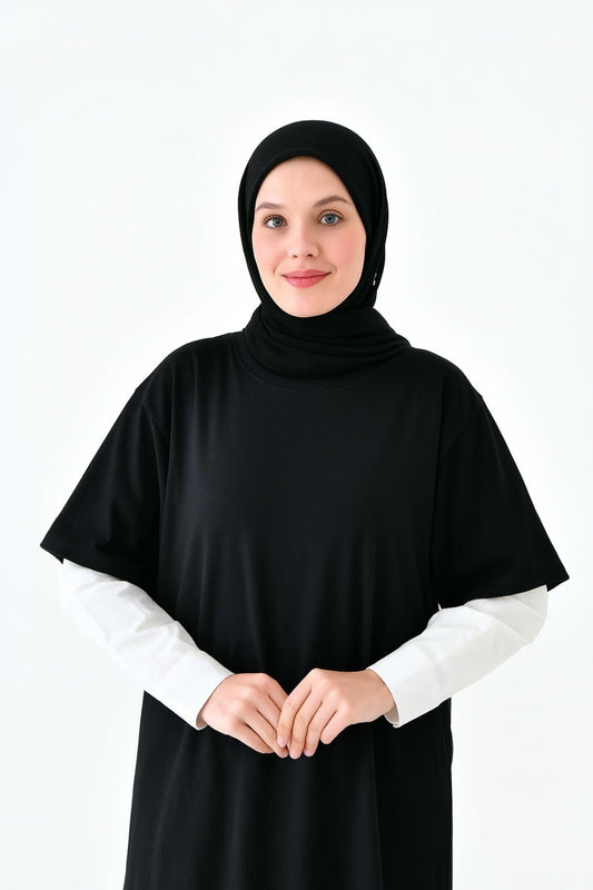 أكمام قميص مطوية - كريمي