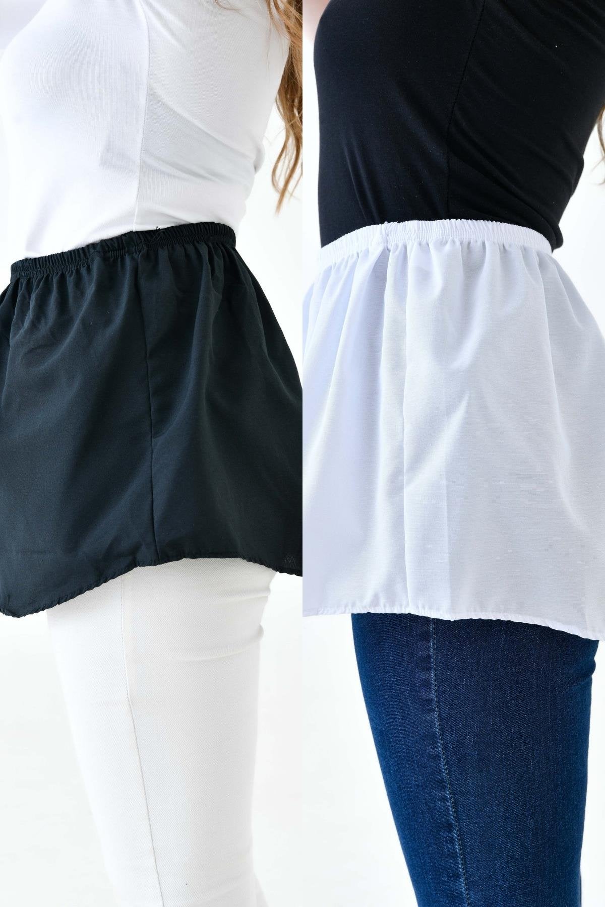 MIRACH Curve Büyük Beden 2'li Paket Gömlek Etek