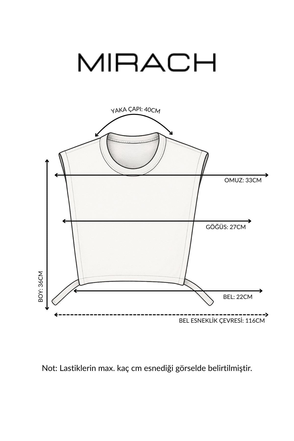 Sıfır Yaka Kolsuz Boyunluk - Beyaz