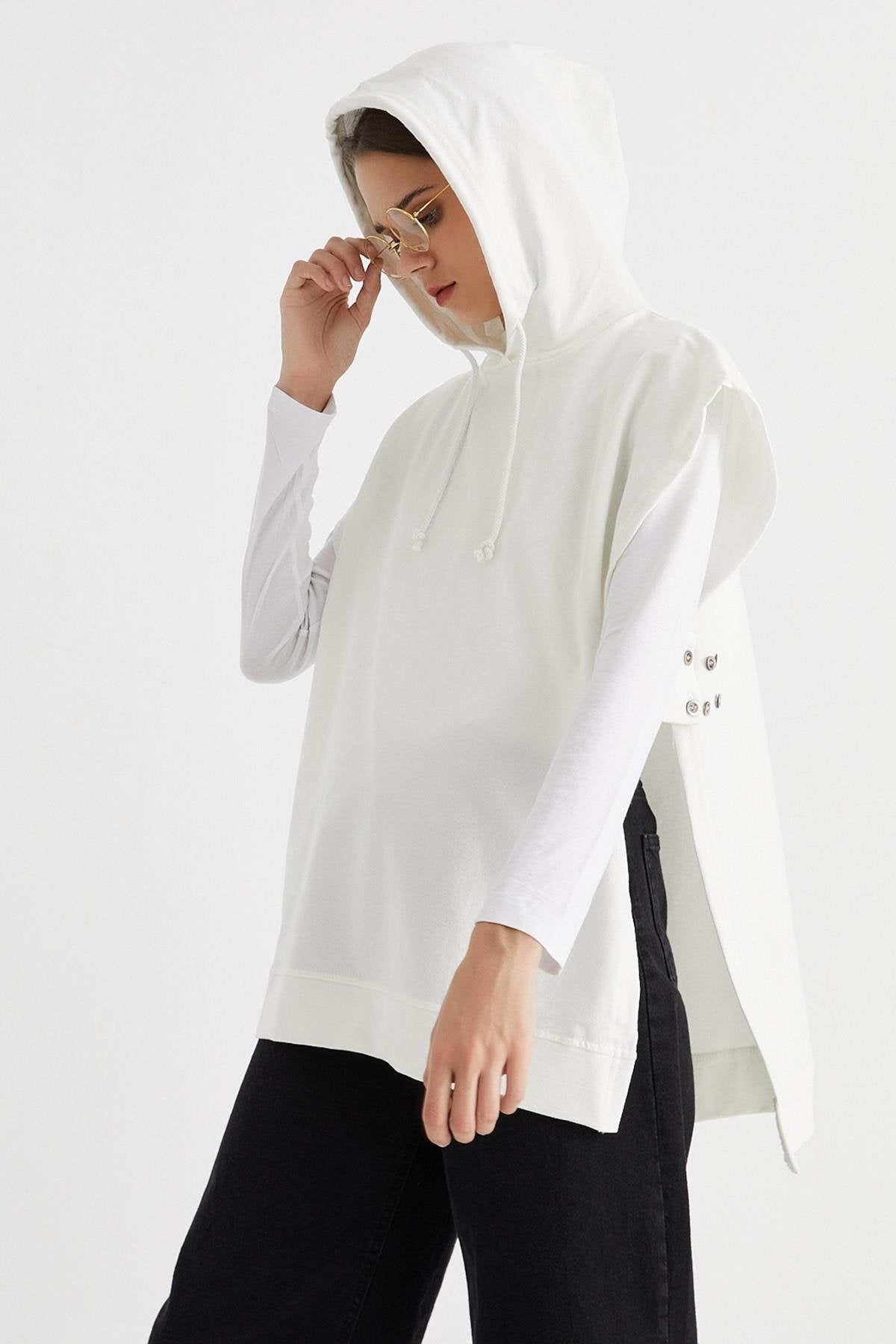 Süveter Sweat - Ekru