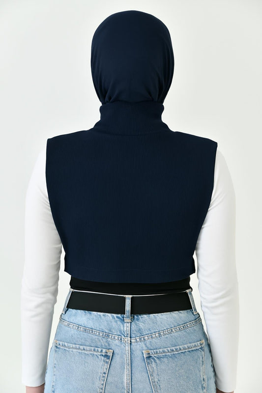 Tam Balıkçı Full Kapalı Fitilli Boyunluk - Lacivert