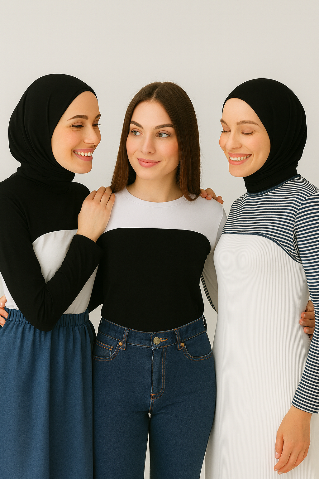 Boyunluk tesettür ve kolluk tesettür ürünleriyle şık kombin, kadınlar için tesettür kolluk modelleri