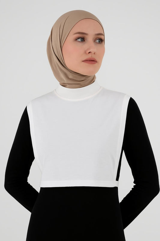 Balıkçı Kolsuz Boyunluk - Beyaz