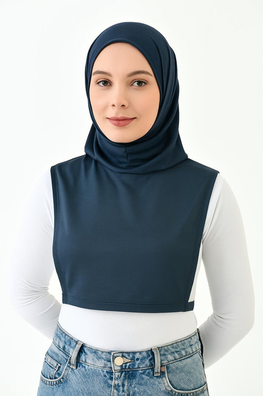 Balıkçı Kolsuz Boyunluk - Lacivert