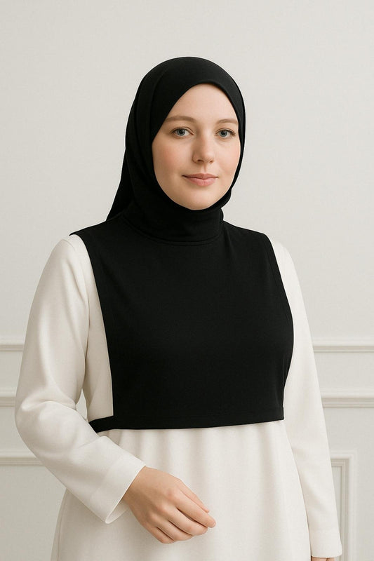 Balıkçı Kolsuz Boyunluk - Siyah