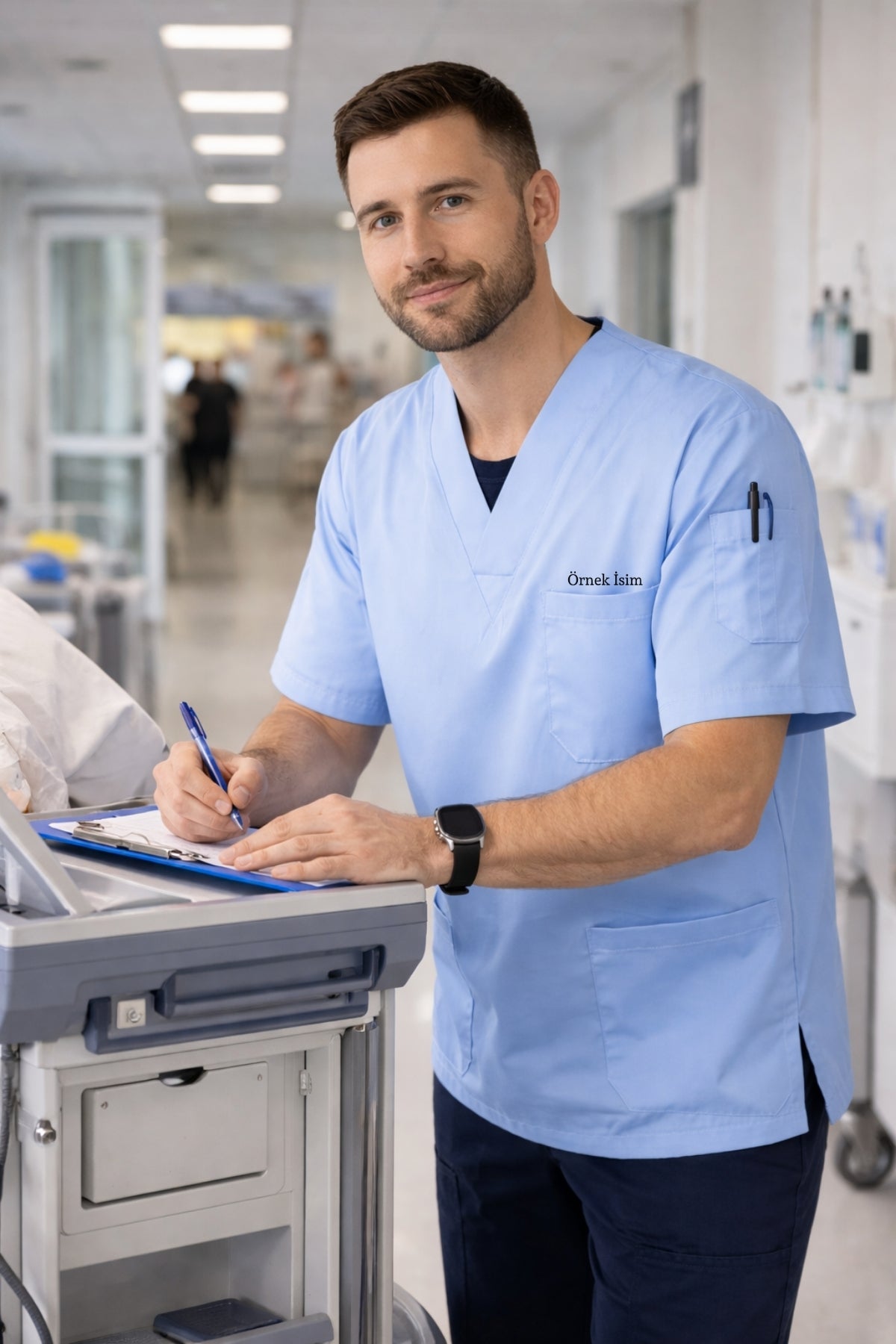 قميص تنظيف من قطعة واحدة - أسود