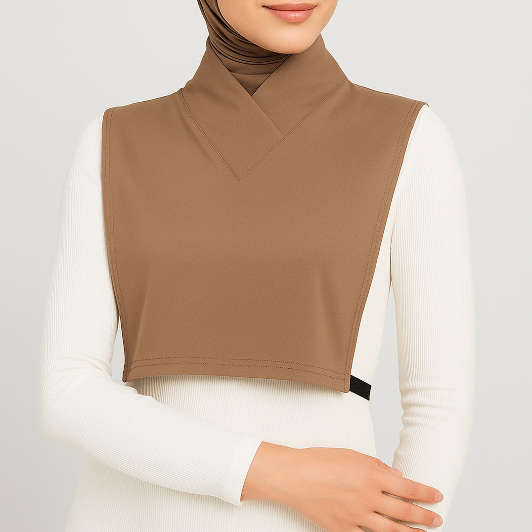 gömlek yaka tesettür elbise görünümü veren boyunluk kolluk tasarımı