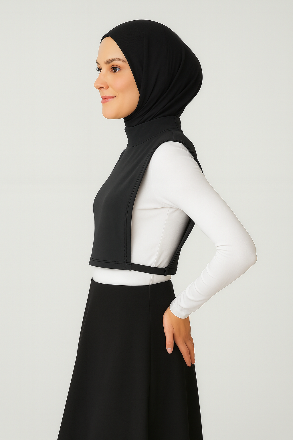 Balıkçı Kolsuz Boyunluk - Antrasit