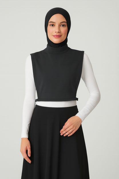 Balıkçı Kolsuz Boyunluk - Antrasit