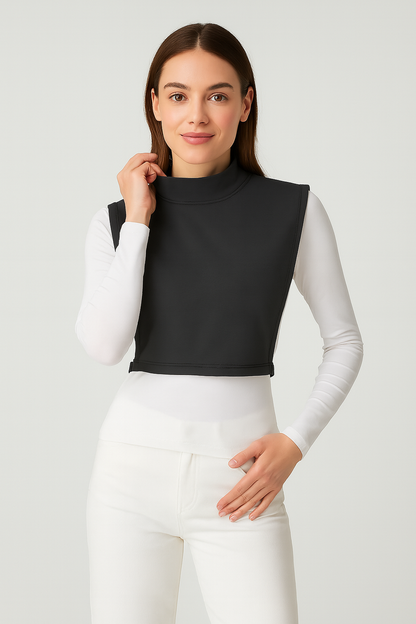 Balıkçı Kolsuz Boyunluk - Antrasit