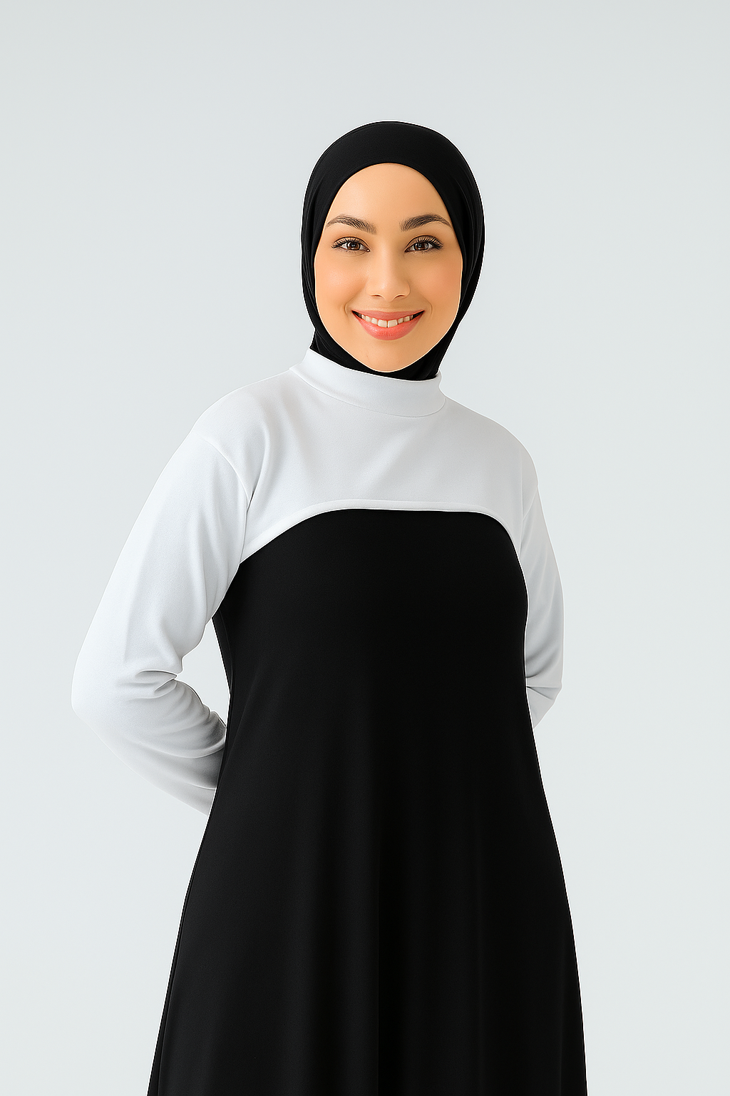 Zero Collar Neck Collar Armband - Black