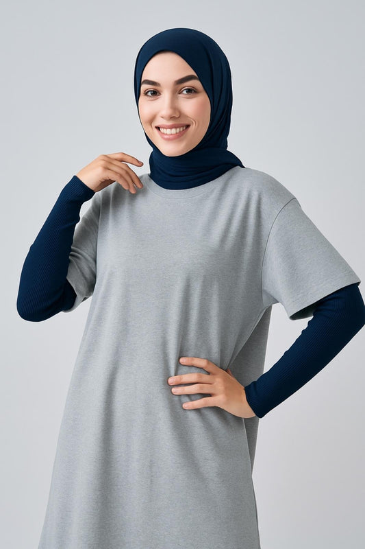 Fitilli Ekstra Uzun Kolluk - Lacivert