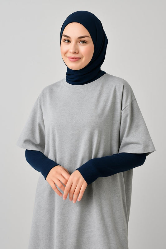 Fitilli Ekstra Uzun Kolluk - Lacivert