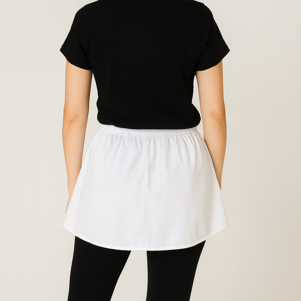 Etek üstü gömlek tesettür kombinleri minimal ve kullanışlı parça