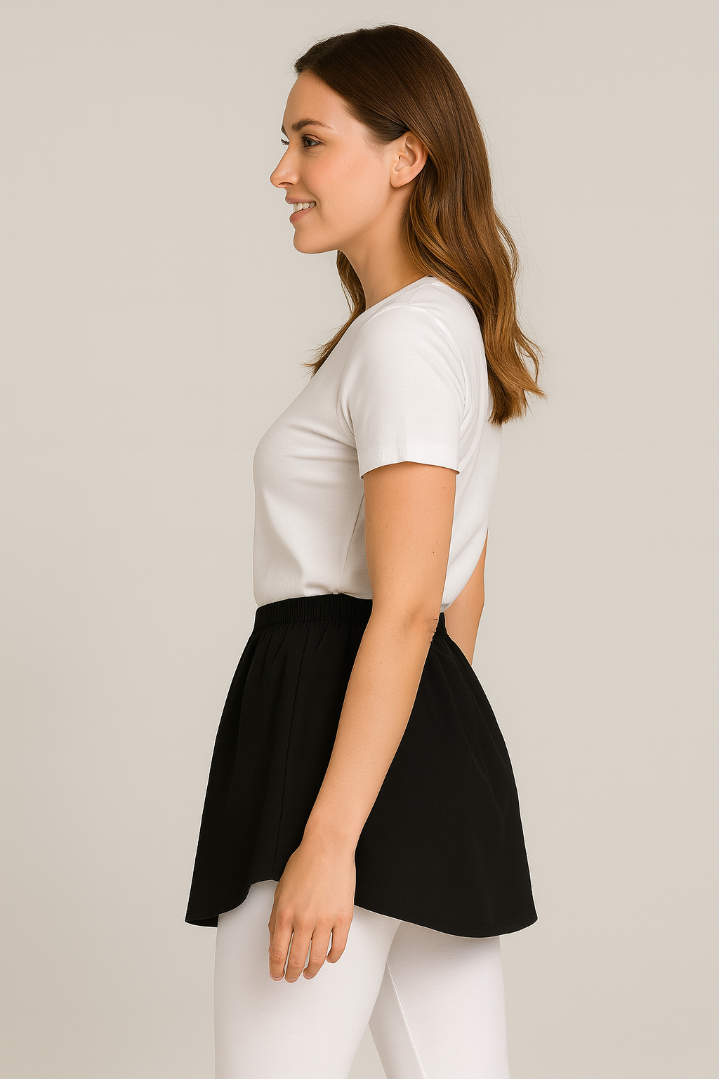 Gömlek Etek - Siyah