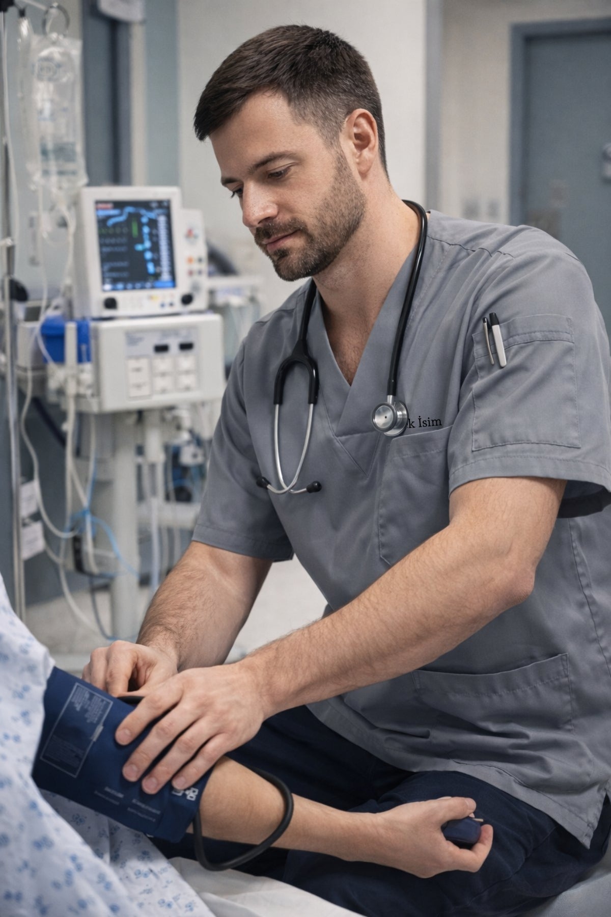 قميص تنظيف من قطعة واحدة - أسود