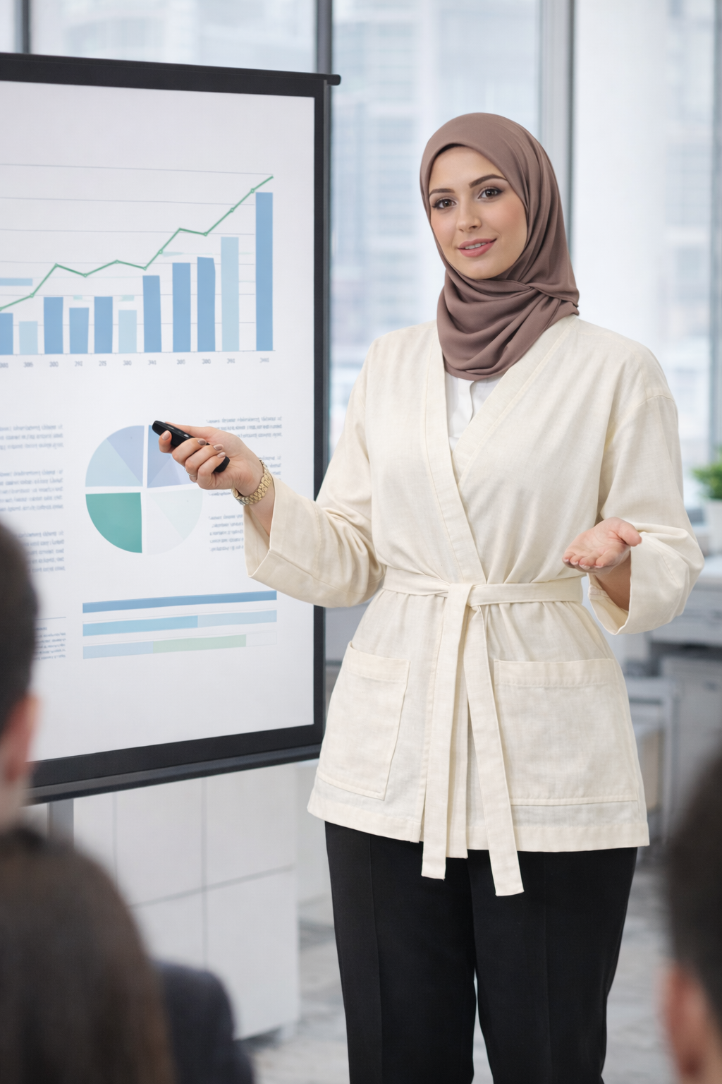 Raw Cotton Kimono Jacket - Cream