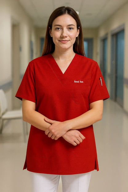 قميص تنظيف من قطعة واحدة - أسود