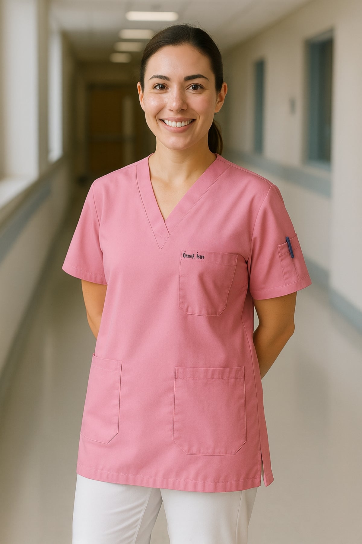 قميص تنظيف من قطعة واحدة - أسود