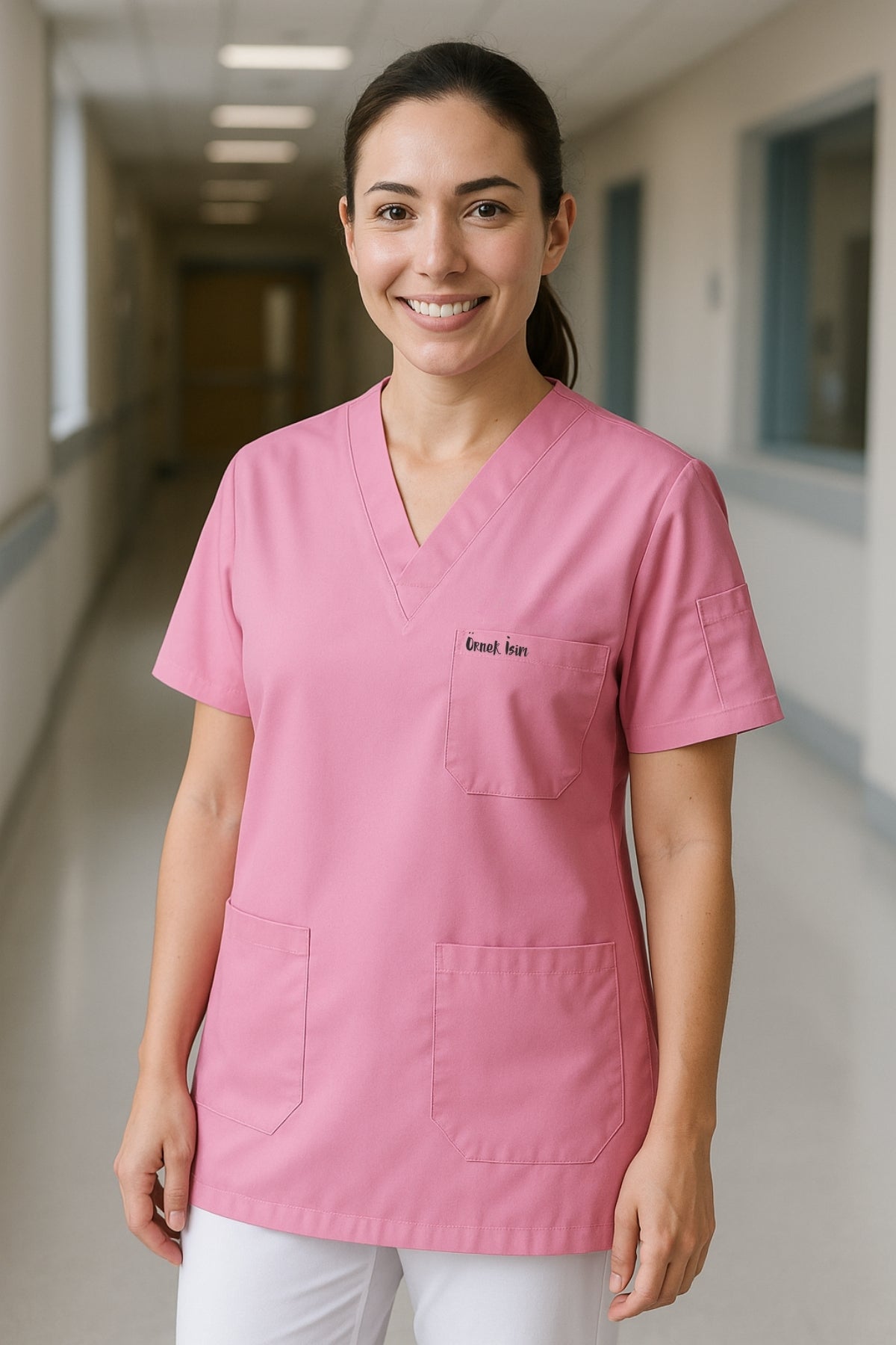 قميص تنظيف من قطعة واحدة - أسود