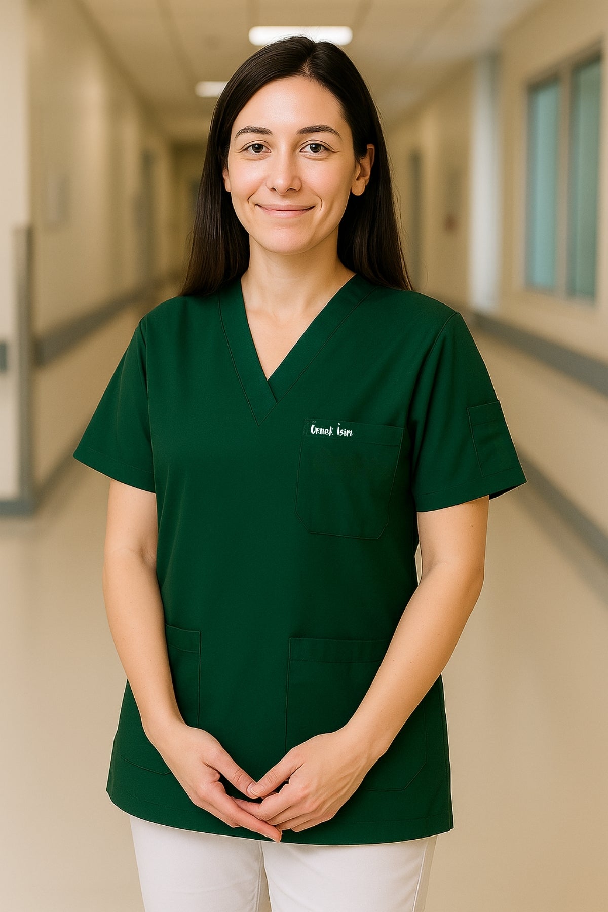 قميص تنظيف من قطعة واحدة - أسود