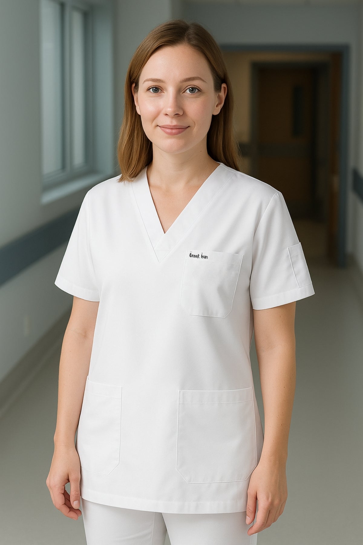 قميص تنظيف من قطعة واحدة - أسود