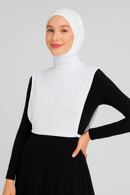 Tam Balıkçı Full Kapalı Fitilli Boyunluk - Beyaz