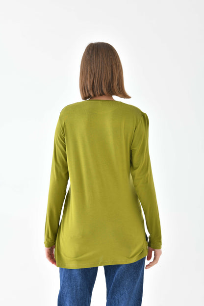 Klas Basic Tunik - Yağ Yeşili