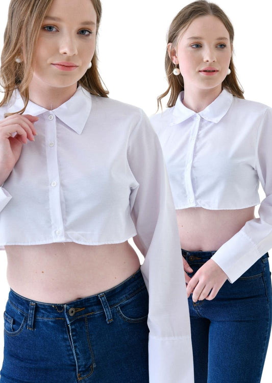MIRACH Curve Büyük Beden 2'li Paket 2 Adet Beyaz Gömlekli Kolluk
