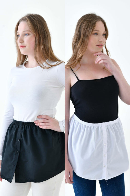MIRACH Curve Büyük Beden 2'li Paket Gömlek Etek