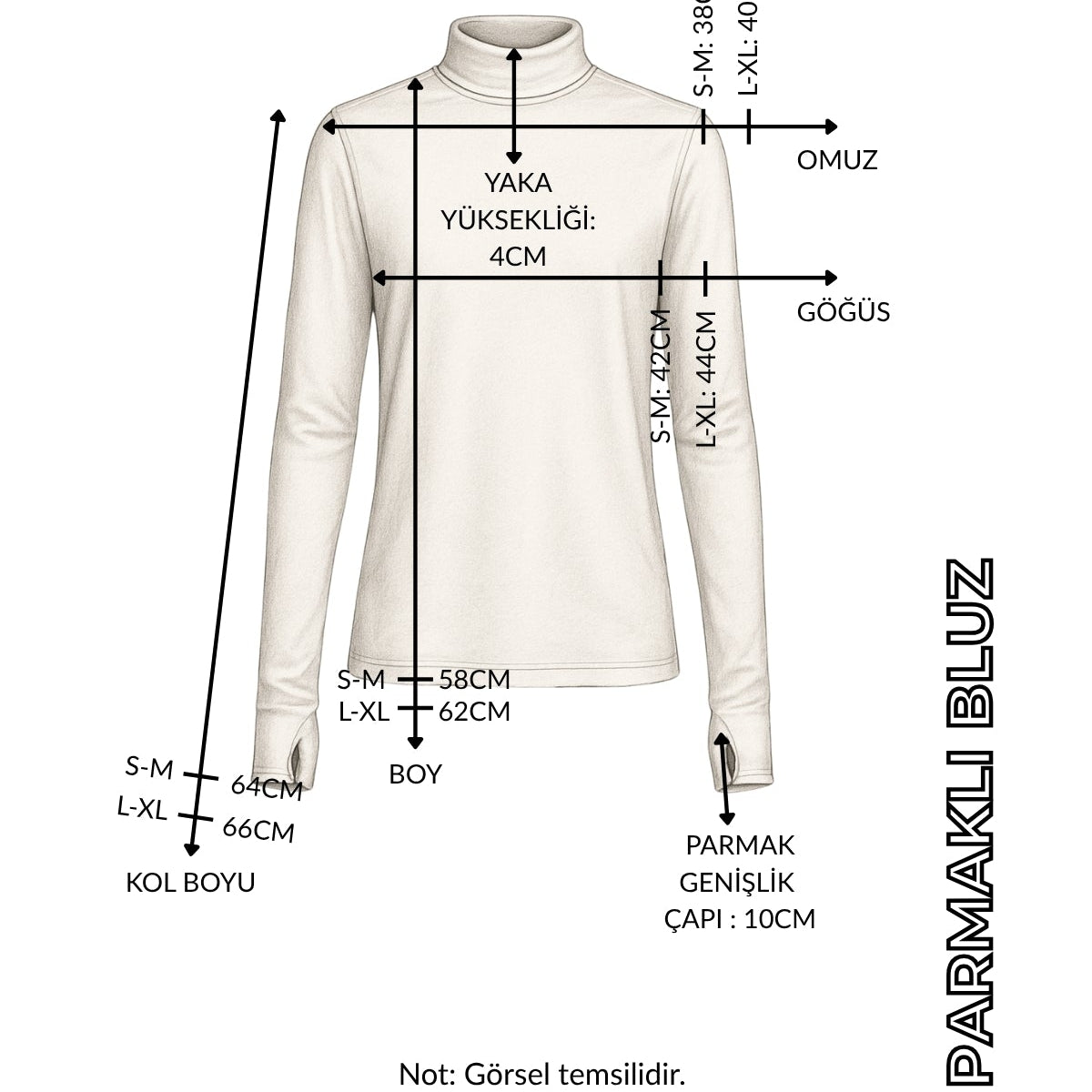 Kadın Beyaz Uzun Kollu Şık Bluz