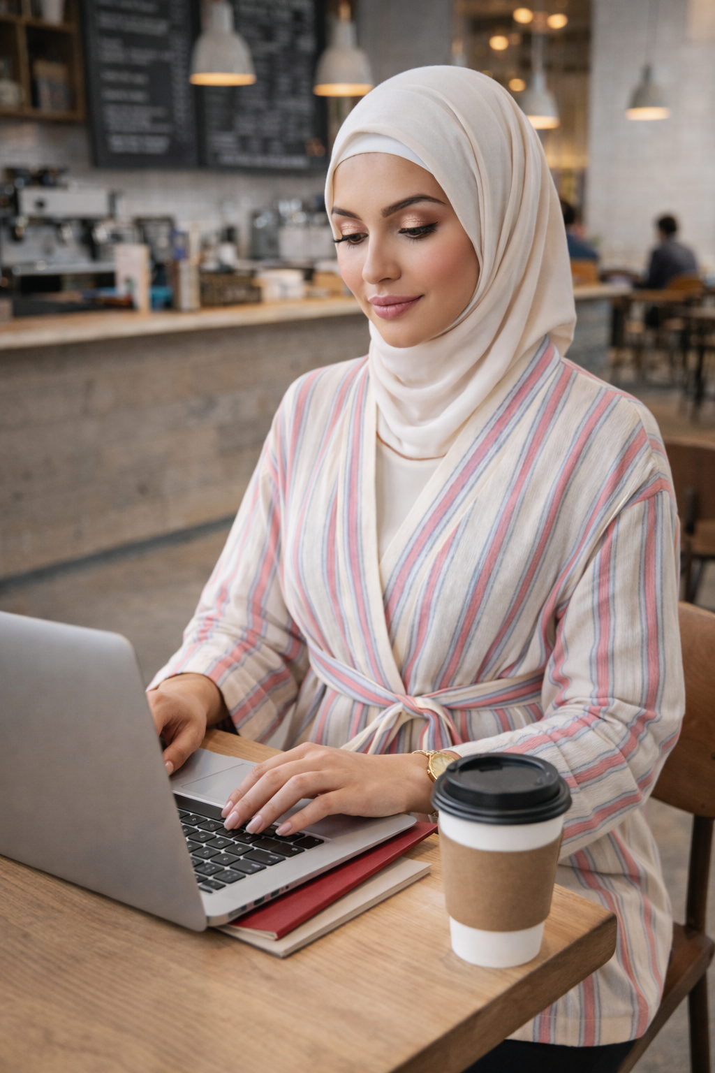 Handwoven Kimono - Pink and Blue