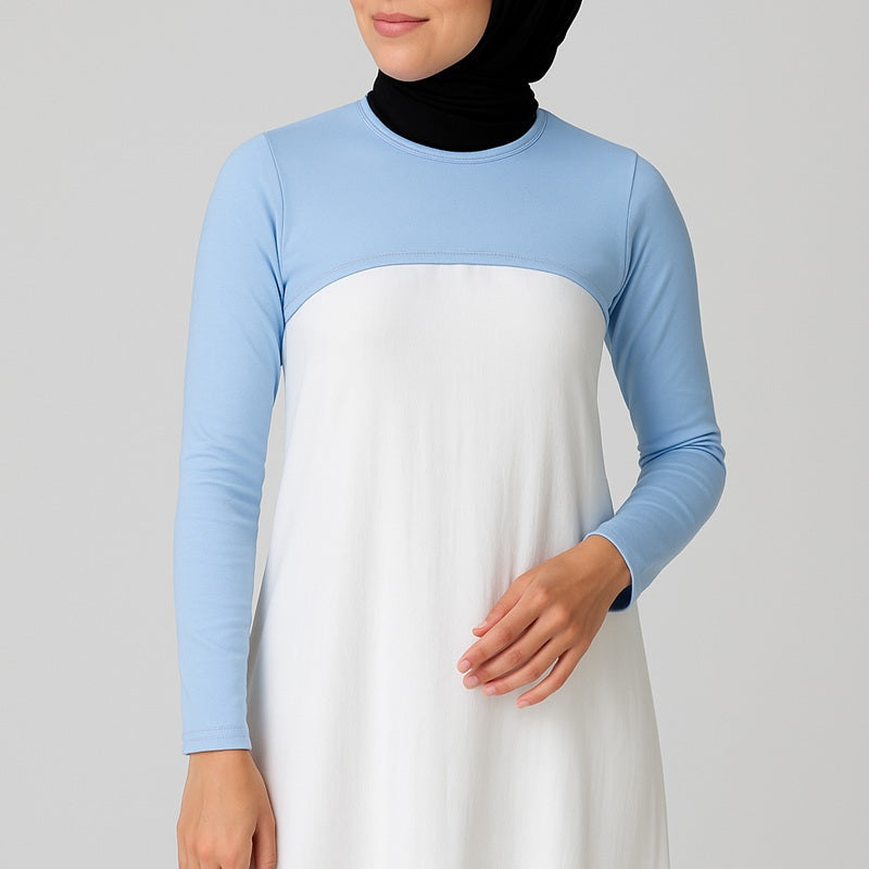 Siyah kolluk tesettür kombin ile modern görünüm