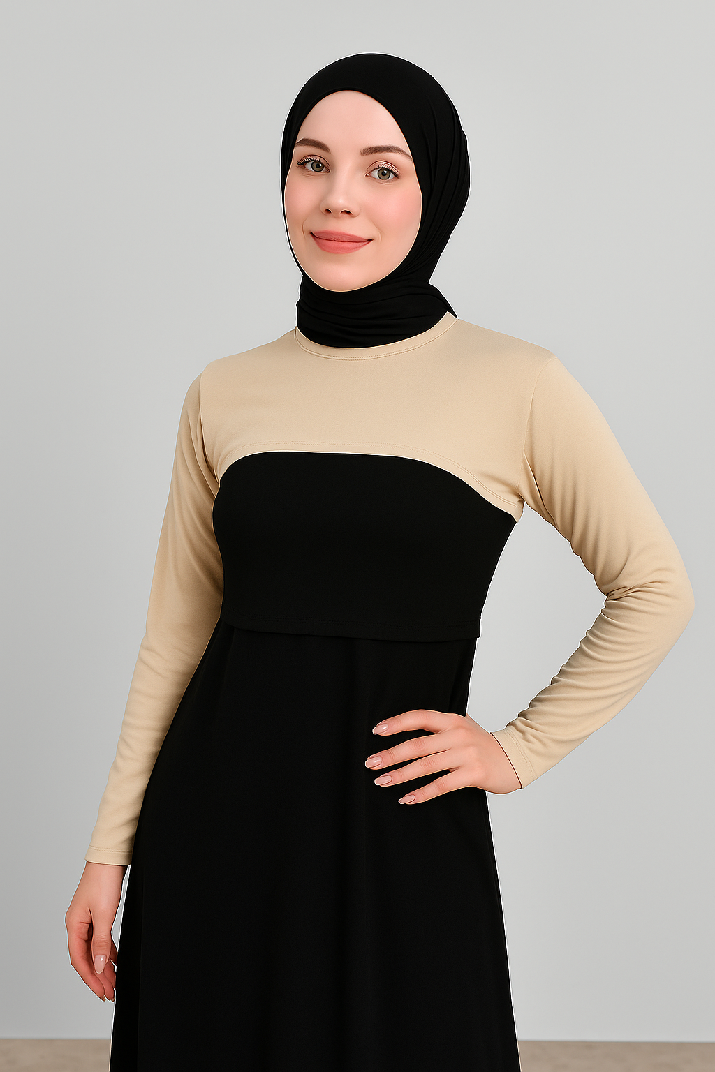 Zero Collar Neck Collar Arm Guard - Beige