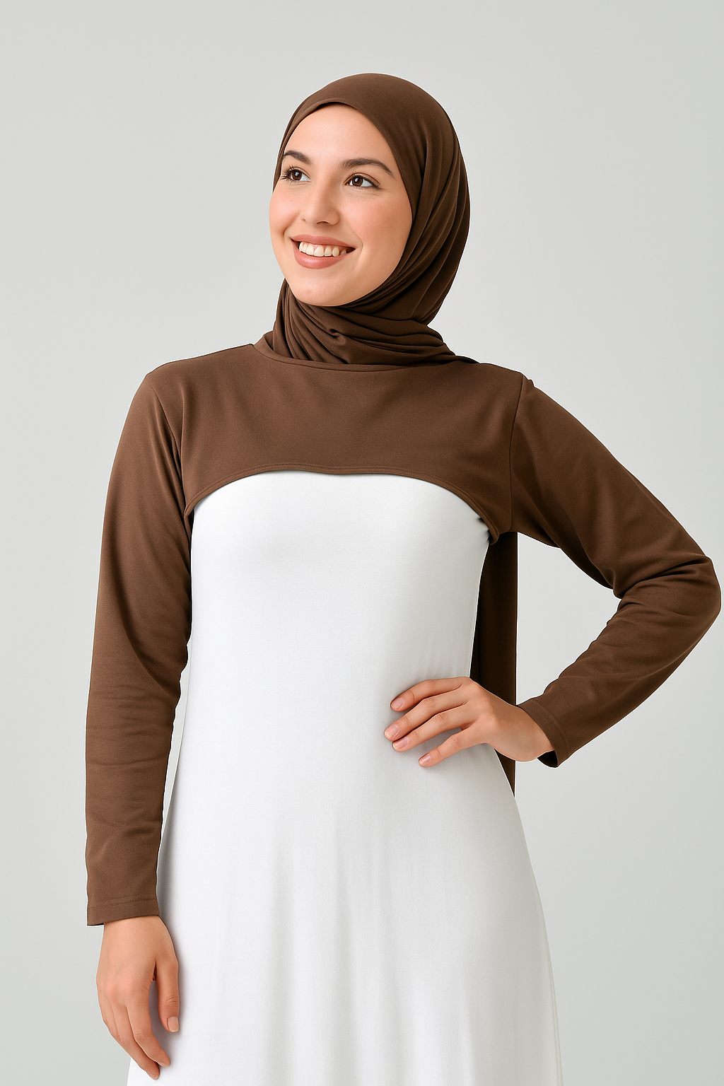 Sıfır Yaka Boyunluklu Kolluk - Bitter