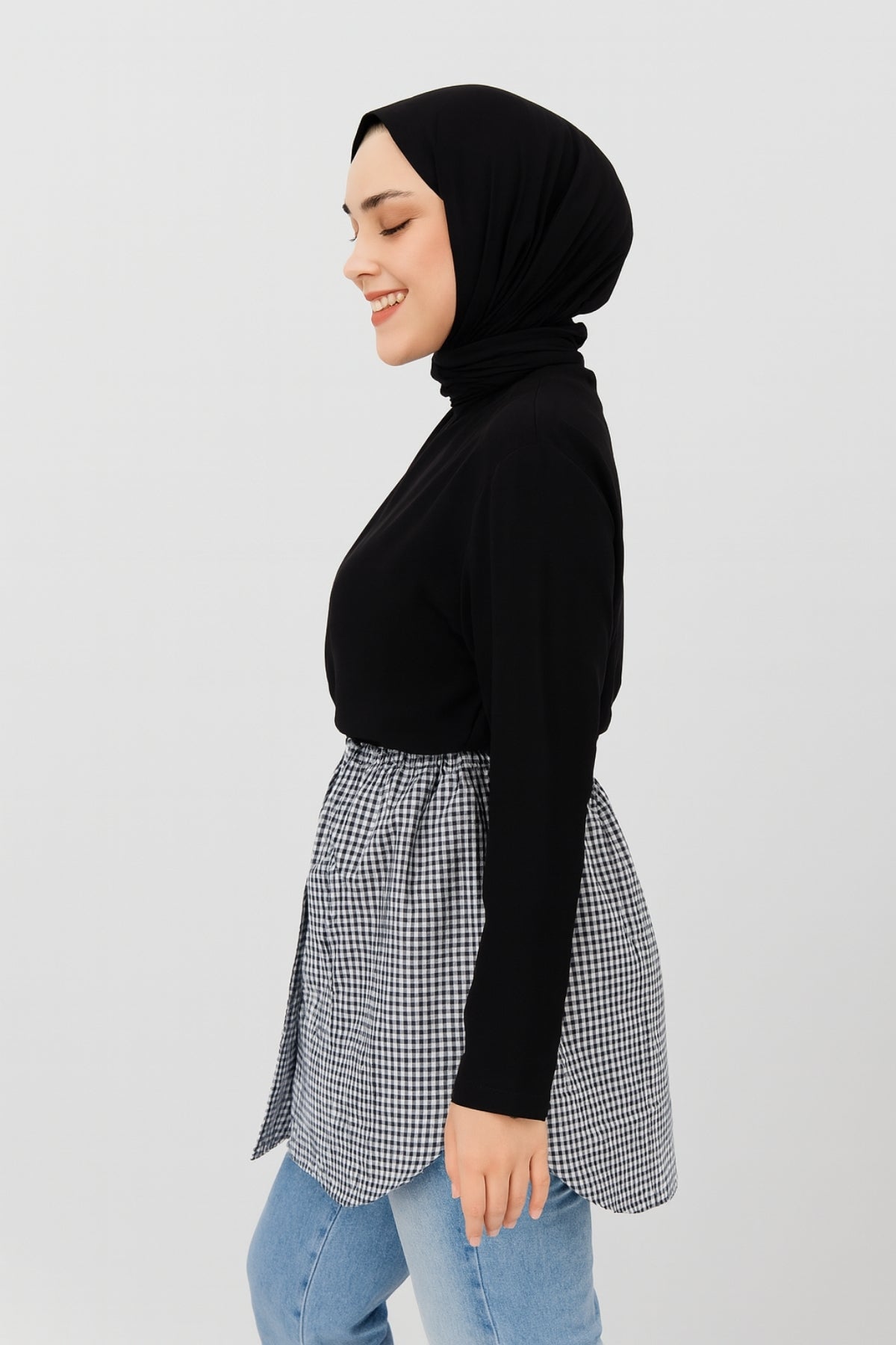 Shirt Skirt - Black