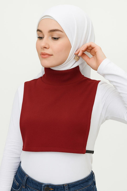 Tam Balıkçı Full Kapalı Fitilli Boyunluk - Bordo